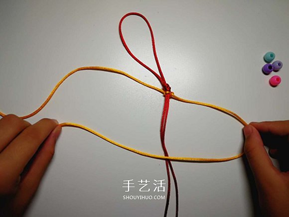 手工平结编法图解教程 怎么编平结的方法步骤(图7) 手工平结编法图解教程 怎么编平结的方法步骤(图7)