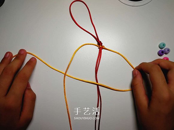 手工平结编法图解教程 怎么编平结的方法步骤(图8) 手工平结编法图解教程 怎么编平结的方法步骤(图8)