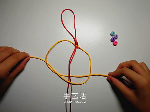 手工平结编法图解教程 怎么编平结的方法步骤(图9) 手工平结编法图解教程 怎么编平结的方法步骤(图9)