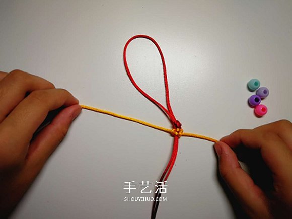 手工平结编法图解教程 怎么编平结的方法步骤(图10) 手工平结编法图解教程 怎么编平结的方法步骤(图10)