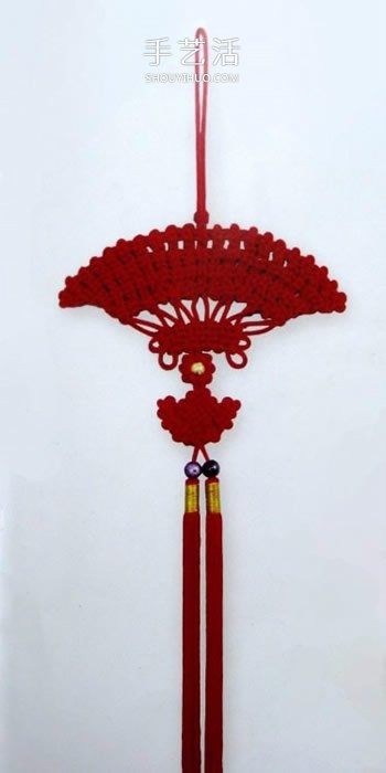 如意扇的编法图解步骤 手工中国结如意扇做法(图8) 如意扇的编法图解步骤 手工中国结如意扇做法(图8)