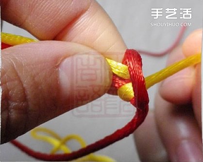 金刚结手链编法图解 金刚结编手链的步骤简单(图5) 金刚结手链编法图解 金刚结编手链的步骤简单(图5)