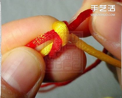 金刚结手链编法图解 金刚结编手链的步骤简单(图4) 金刚结手链编法图解 金刚结编手链的步骤简单(图4)
