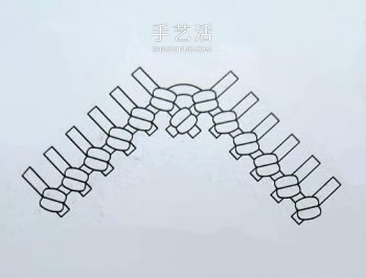斜卷结编织寿桃的方法 中国结桃子怎么编图解(图1) 斜卷结编织寿桃的方法 中国结桃子怎么编图解(图1)