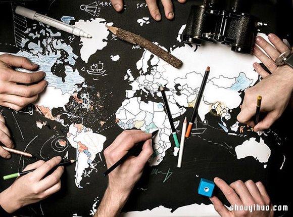 探索世界 Go! World 贴纸式旅游纪录地图(图7)
