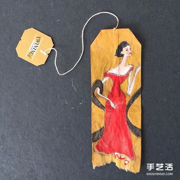 变废为宝：艺术家用喝过的茶包当画布写日记 - 诺云双维造物网