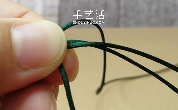 桃花结手链编法图解教程从头到尾(图4) 桃花结手链编法图解教程从头到尾(图4)