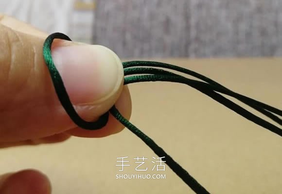 桃花结手链编法图解教程从头到尾(图5) 桃花结手链编法图解教程从头到尾(图5)