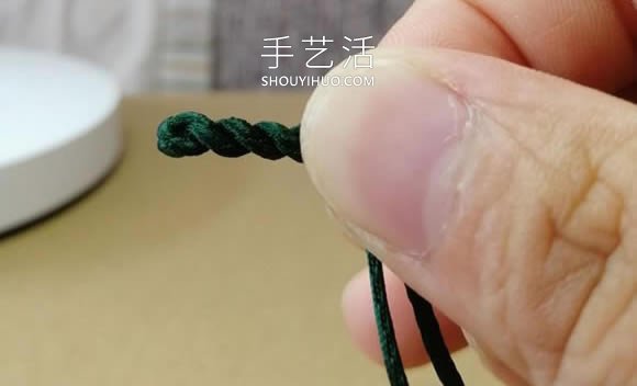 桃花结手链编法图解教程从头到尾(图3) 桃花结手链编法图解教程从头到尾(图3)