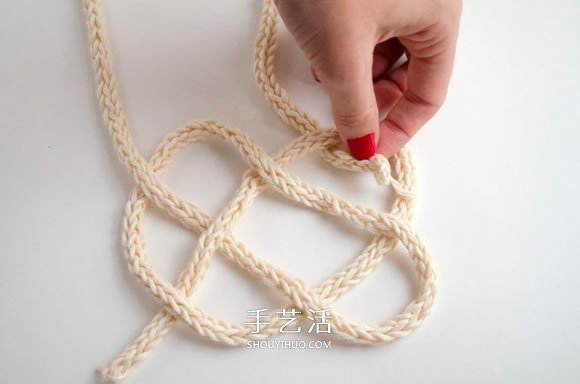 毛线绳子编织杯垫图解 就像是美丽的云朵!(图5) 毛线绳子编织杯垫图解 就像是美丽的云朵!(图5)