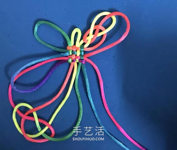 蝴蝶结的编法步骤图解教程(图17) 蝴蝶结的编法步骤图解教程(图17)