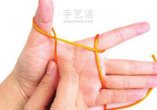 双线纽扣结的编法图解最简单(图2) 双线纽扣结的编法图解最简单(图2)