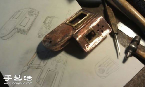 DIY手工制作蒸气朋克风的酷炫手表(图11)