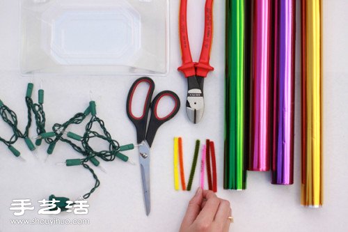 玻璃纸DIY手工制作超梦幻糖果灯图解教程(图1)