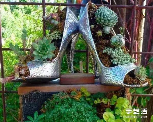 废旧物品手工DIY制作花盆的创意大全(图9) 废旧物品手工DIY制作花盆的创意大全(图9)