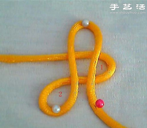 攀缘结怎么编 攀缘结的编法图解(图1) 攀缘结怎么编 攀缘结的编法图解(图1)