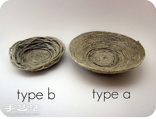 田园风麻绳碗盘 麻绳果盘手工制作图解教程(图1)