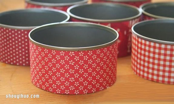 铁罐子废物利用 DIY制作漂亮的壁挂式烛台(图2) 铁罐子废物利用 DIY制作漂亮的壁挂式烛台(图2)