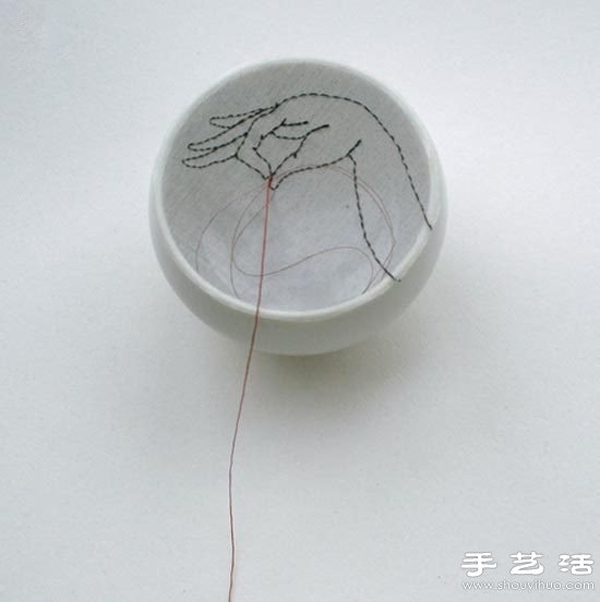 DIY杯碟上的创意互动图案(图1)