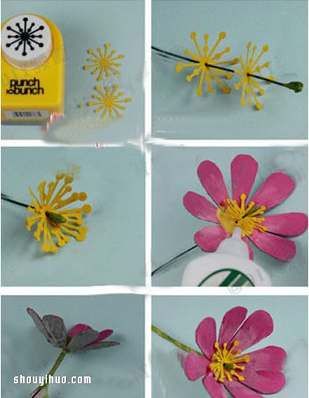 蛋托花手工制作 简单DIY可爱小雏菊装饰花(图4) 蛋托花手工制作 简单DIY可爱小雏菊装饰花(图4)