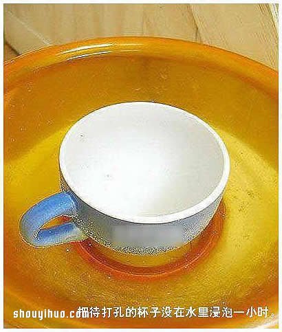破损的茶杯废物利用 DIY制作文艺范儿花盆(图2)