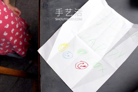 儿童手工折纸父亲节衬衫贺卡的折法图解(图2) 儿童手工折纸父亲节衬衫贺卡的折法图解(图2)