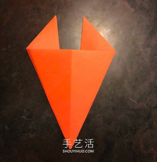 幼儿手工折纸狐狸的最简单方法图解(图7)