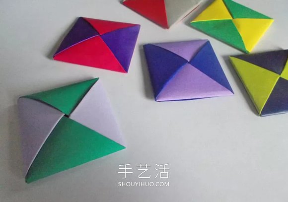 儿童手工折纸手牌玩具的折法图解教程(图5) 儿童手工折纸手牌玩具的折法图解教程(图5)