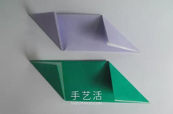 儿童手工折纸手牌玩具的折法图解教程(图3) 儿童手工折纸手牌玩具的折法图解教程(图3)