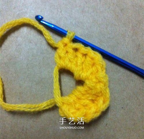 看着像一只奶油桃子!可爱心形的钩针编织图解(图4) 看着像一只奶油桃子!可爱心形的钩针编织图解(图4)