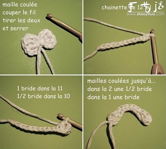 针织DIY迷你蝴蝶结(图3)