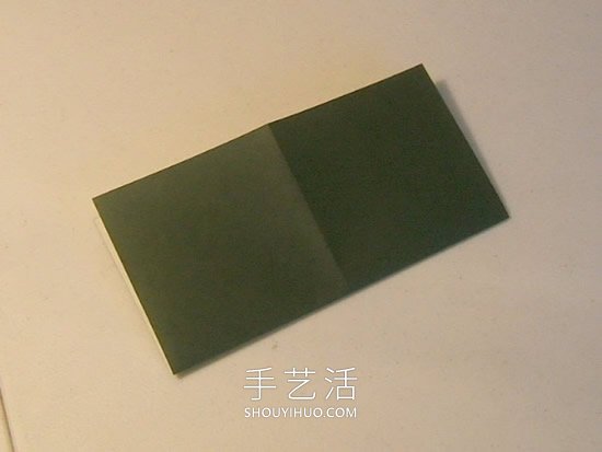 简单折纸立体圣诞树的折法详细步骤图(图4)