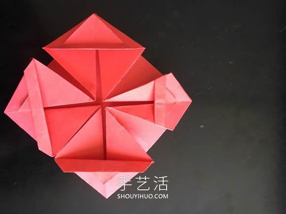 小花篮的折纸方法简单教程(图9)