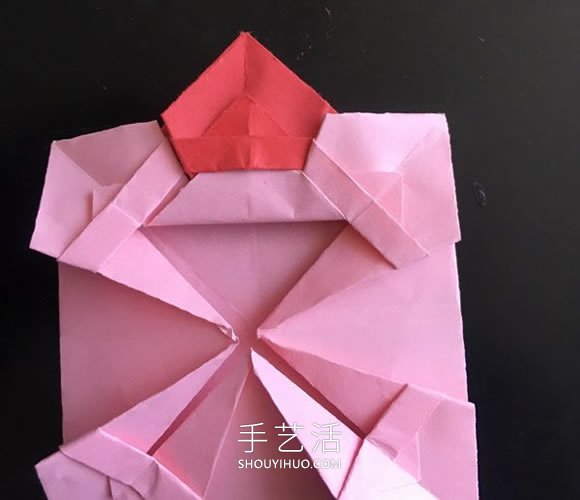 小花篮的折纸方法简单教程(图14)