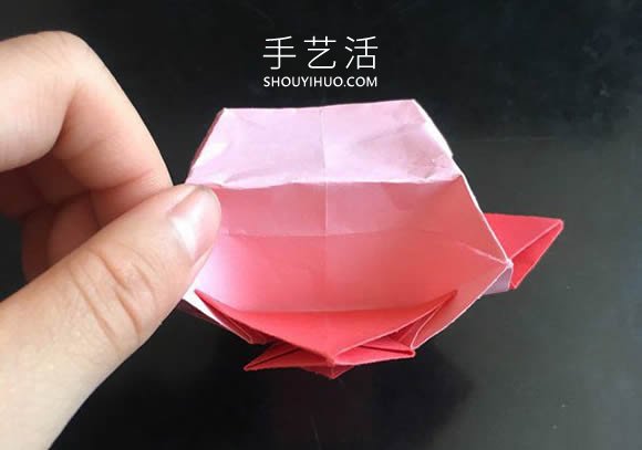 小花篮的折纸方法简单教程(图15)