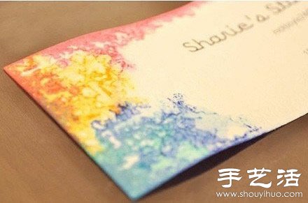 创意DIY个性彩虹名片(图1) 创意DIY个性彩虹名片(图1)