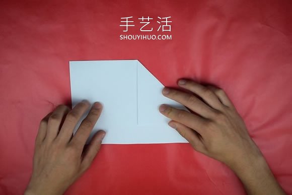打扫卫生时戴头上!简单三角形帽子的折法(图5) 打扫卫生时戴头上!简单三角形帽子的折法(图5)