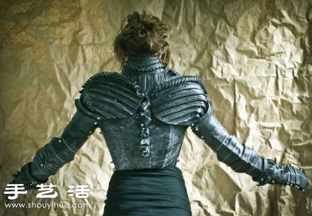 自行车内胎DIY制作的坚固柔韧橡胶铠甲(图7)