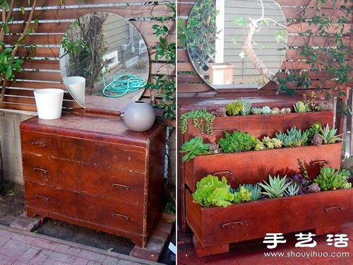 废品利用:12个废物利用小技巧DIY创意盆栽(图3) 废品利用:12个废物利用小技巧DIY创意盆栽(图3)