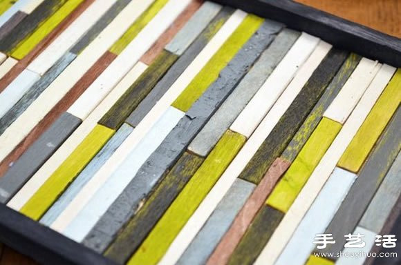 废木条变废为宝DIY手工制作壁挂装饰品 - 诺云双维造物网