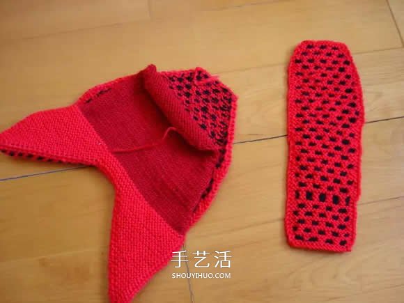 保暖拖鞋的编织方法 冬天穿拖鞋的做法图解(图6)