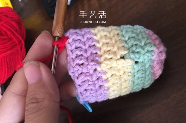 如糖果般甜美！适合半岁宝宝的袜子钩针编织(图5)