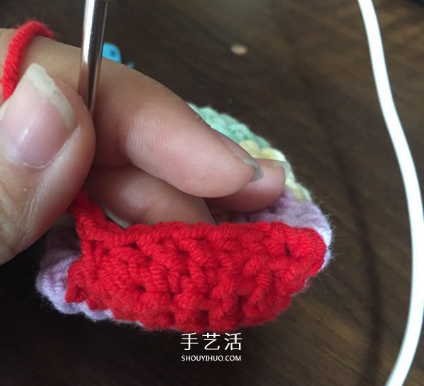 如糖果般甜美！适合半岁宝宝的袜子钩针编织(图9)