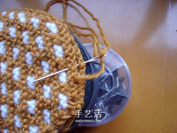 保暖拖鞋的编织方法 冬天穿拖鞋的做法图解(图14)