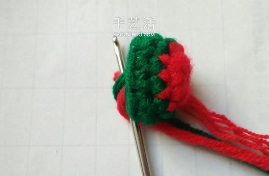 孩子过圣诞不可少！钩针编织漂亮圣诞袜的方法(图3)