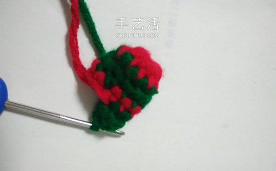 孩子过圣诞不可少！钩针编织漂亮圣诞袜的方法(图6)