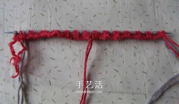 棒针编织拖鞋的步骤图 毛线拖鞋的编织方法图解(图11)