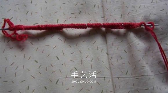 棒针编织拖鞋的步骤图 毛线拖鞋的编织方法图解(图3)