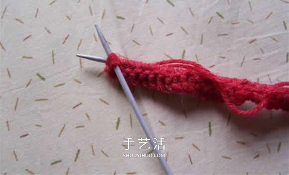 棒针编织拖鞋的步骤图 毛线拖鞋的编织方法图解(图6)