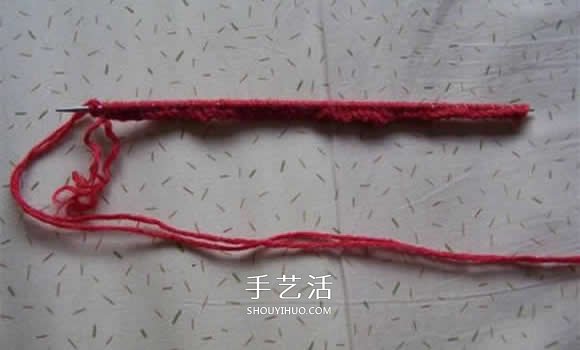 棒针编织拖鞋的步骤图 毛线拖鞋的编织方法图解(图4)